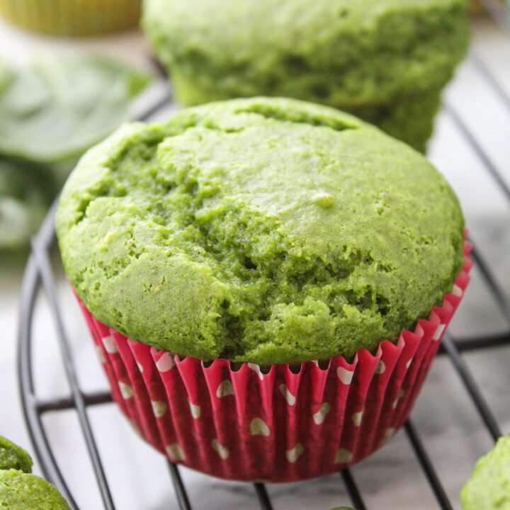 Hulk Spinach Banana Muffins