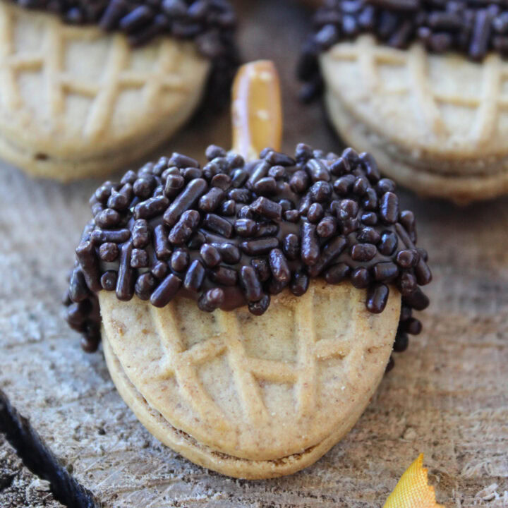 Nutter Butter Acorn Cookies