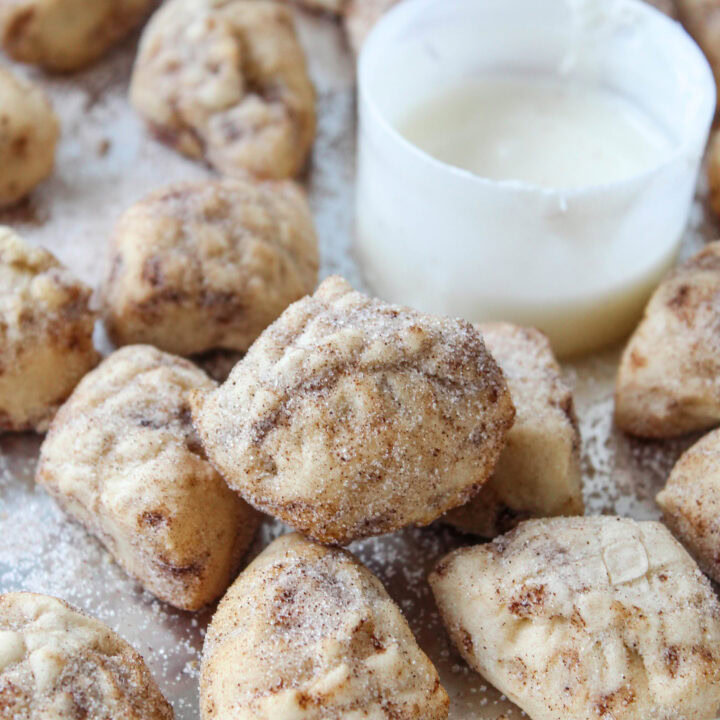 Air Fryer Cinnamon Roll Bites