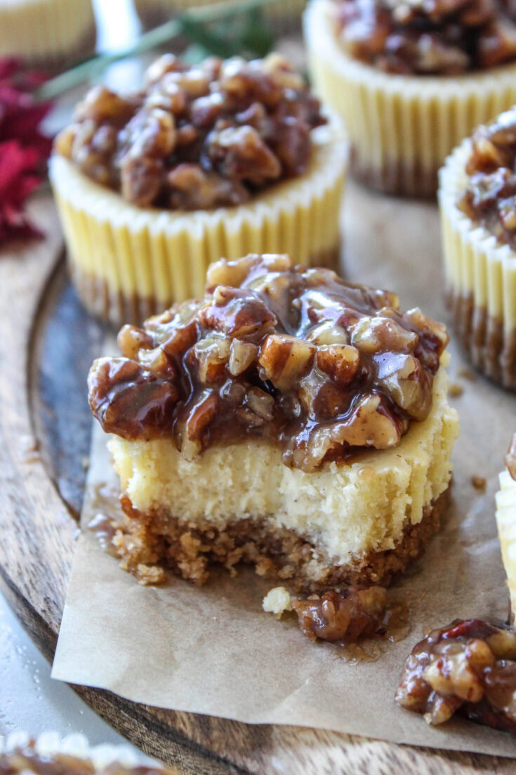 Mini Pecan Pie Cheesecakes