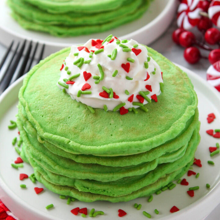 Grinch Pancakes