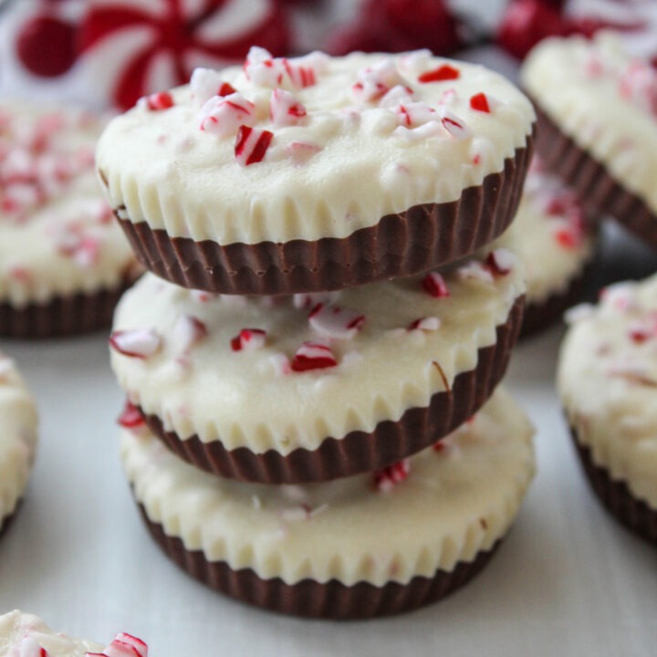 Peppermint Bark Cups