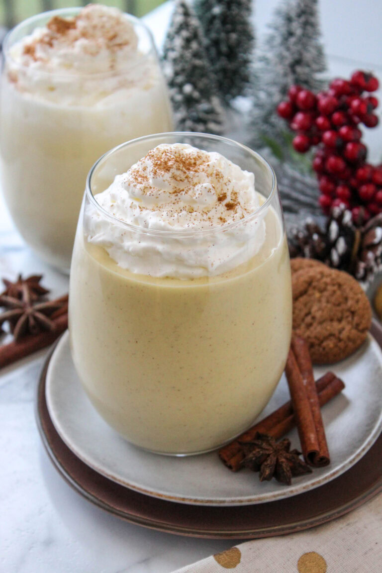 Homemade Eggnog Baking You Happier