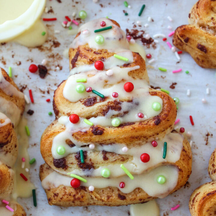 Christmas Tree Cinnamon Rolls