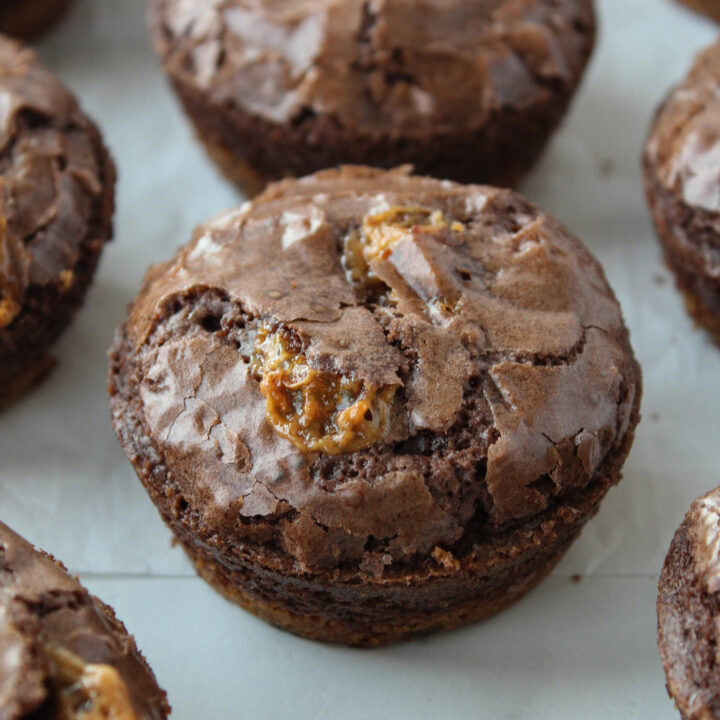 Rolo Brownie Cups