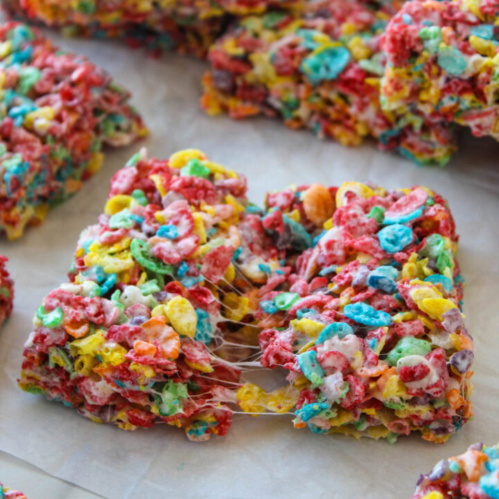 Fruity Pebbles Rice Krispies Treats