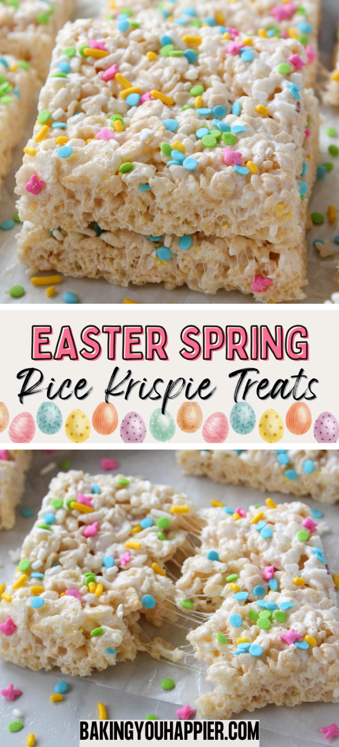 Easter Rice Krispie Treats - Baking You Happier
