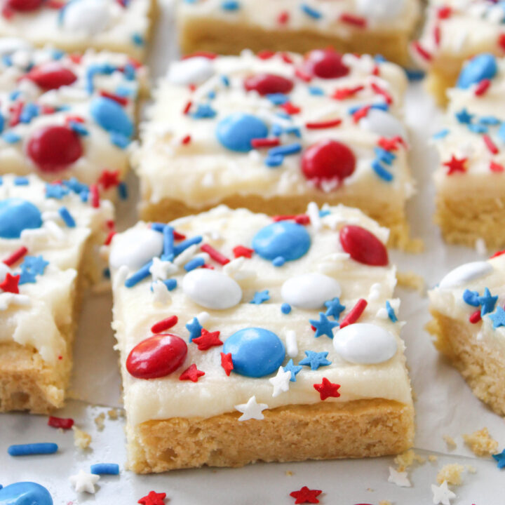 4th of July Sugar Cookie Bars