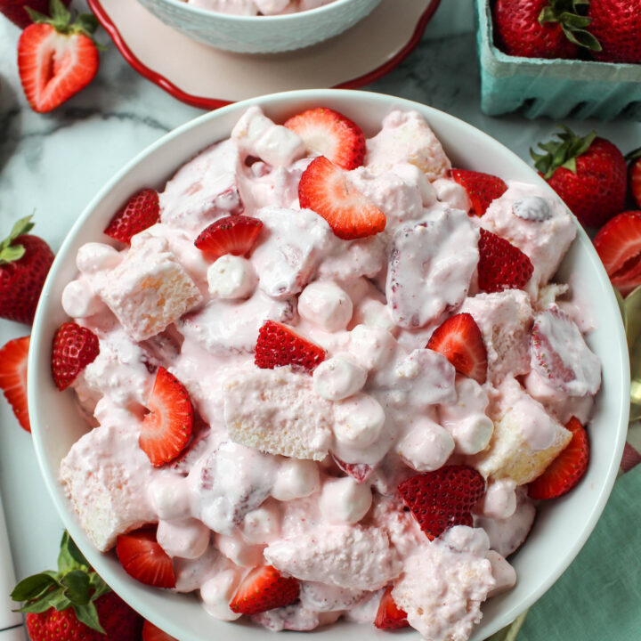 Strawberry Shortcake Fluff Salad