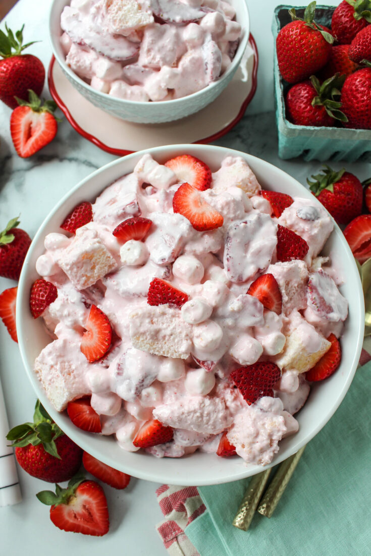 Strawberry Shortcake Fluff Salad