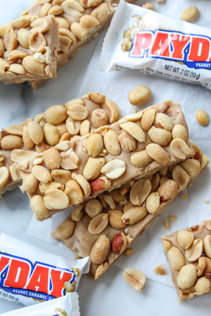 Homemade Payday Candy Bar
