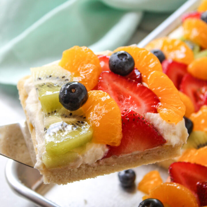 Sugar Cookie Fruit Pizza Bars