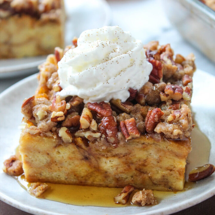Pumpkin French Toast Casserole