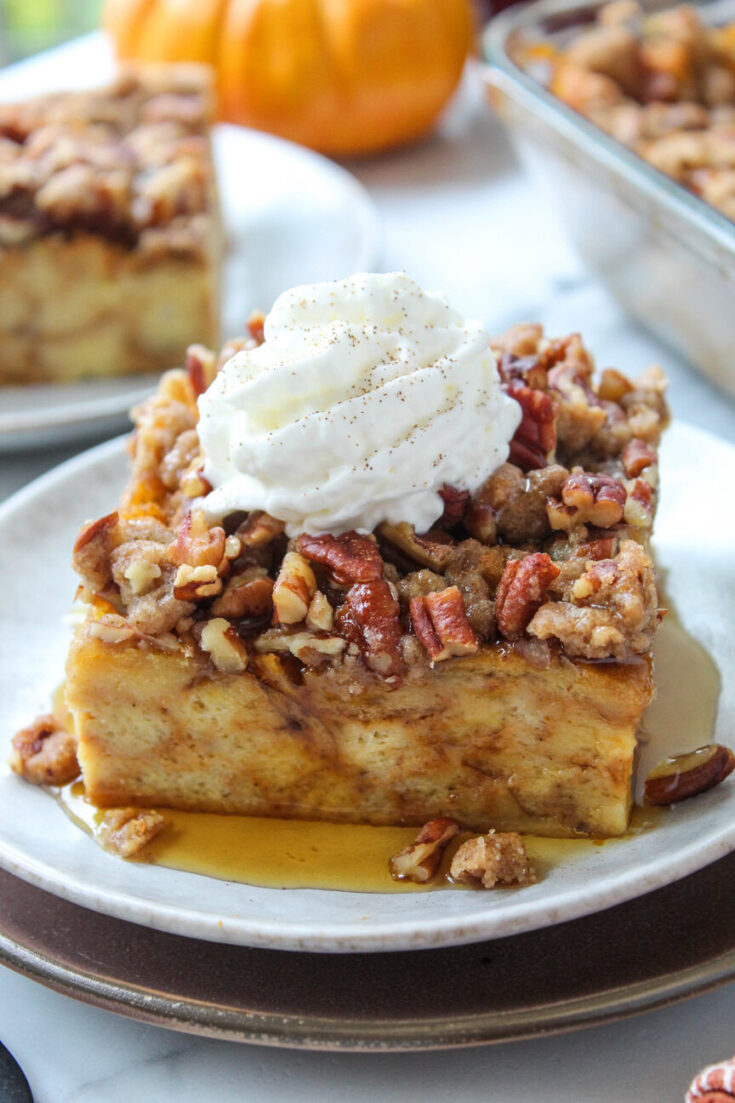 Pumpkin French Toast Casserole