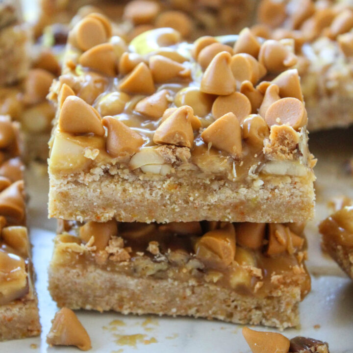 Gooey Butterscotch Nut Bars