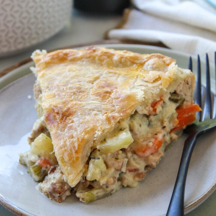Homemade Vegetarian Chicken Pot Pie