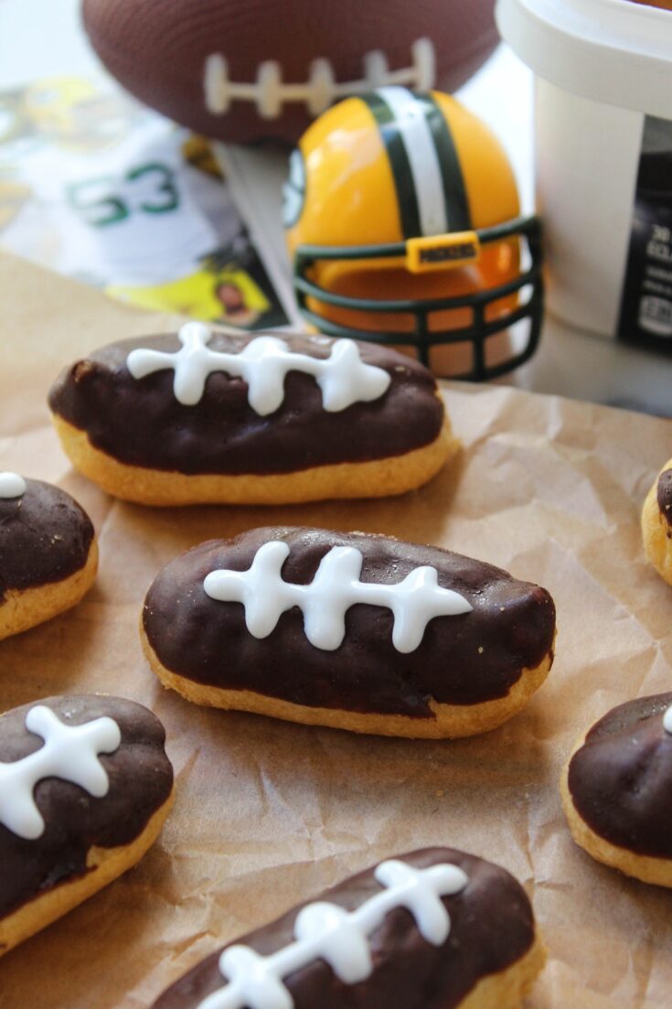 Mini Football Eclairs