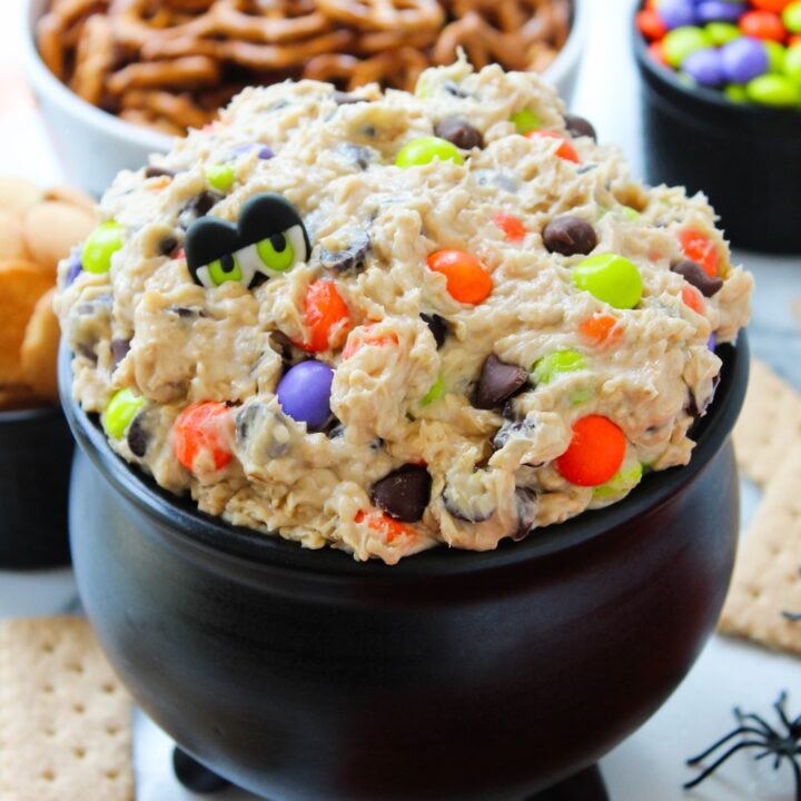 Halloween Monster Cookie Dough Dip