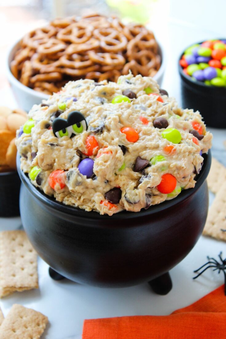 Halloween Monster Cookie Dough Dip