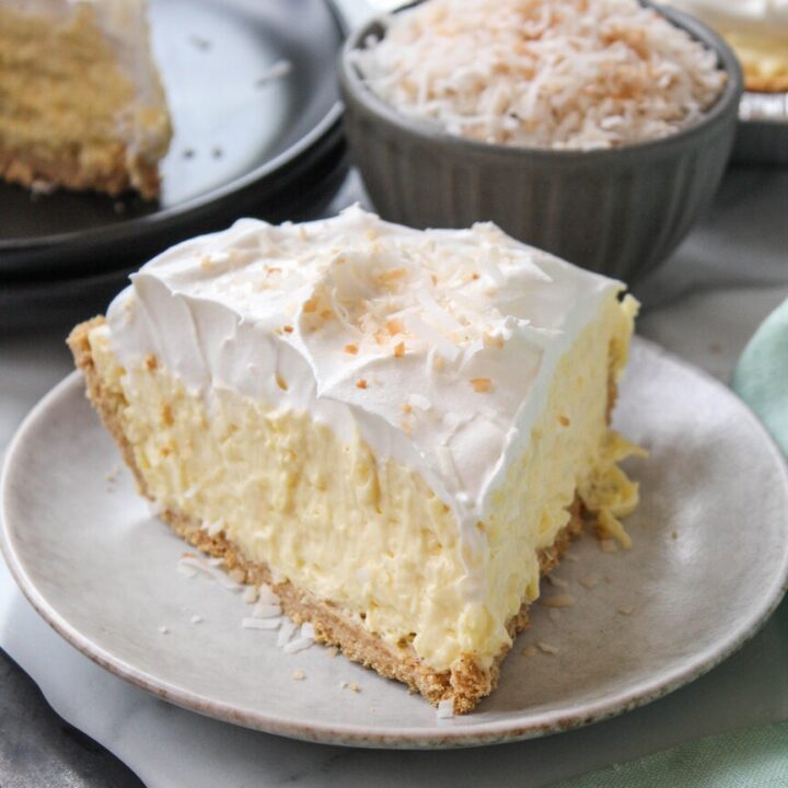 No Bake Coconut Cream Pie