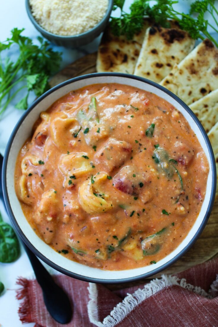 Creamy Tortellini Soup