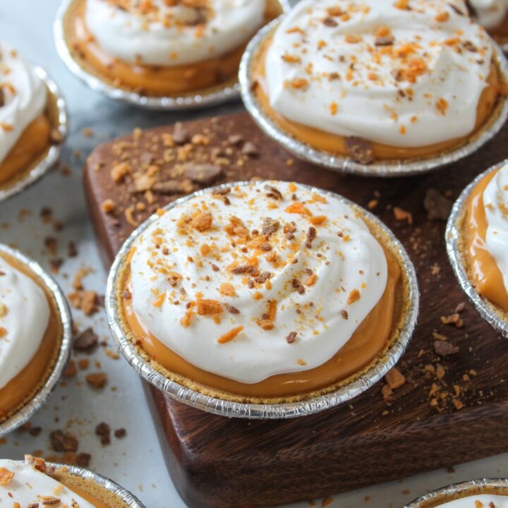 Mini-Butterscotch Pudding Pies
