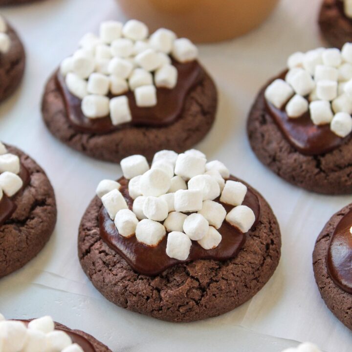 Hot Cocoa Cake Mix Cookies