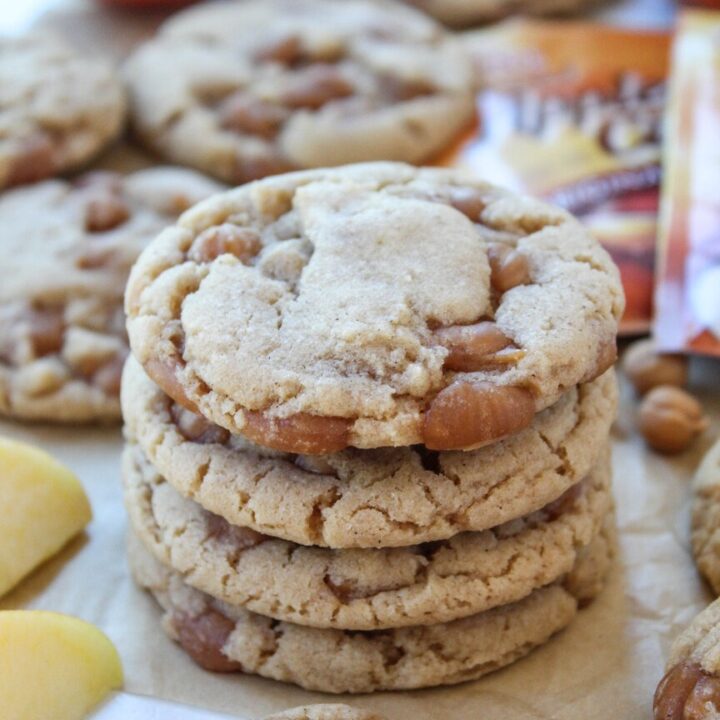 Caramel Apple Cider Cookies