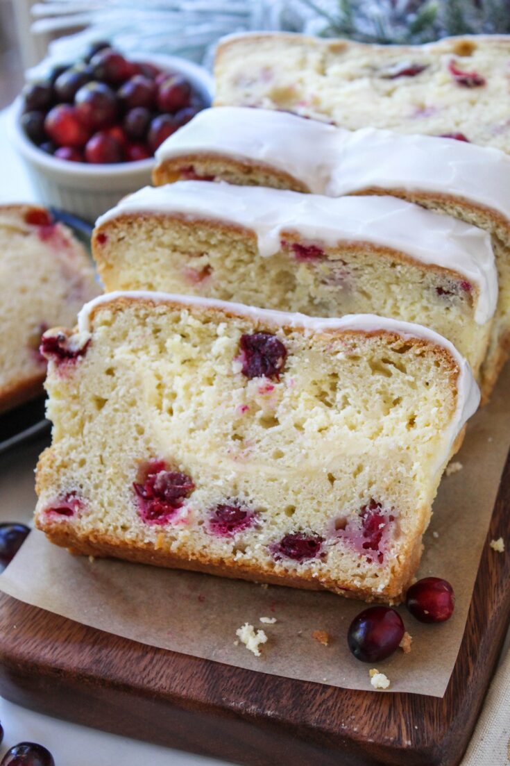 Cream Cheese Cranberry Bread
