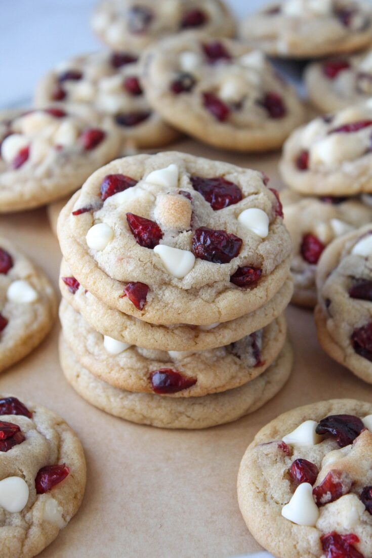 White Chocolate Chip Cranberry Cookies