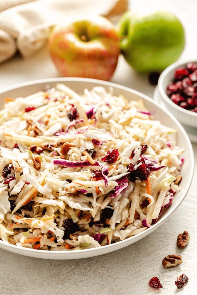 Apple Cranberry Coleslaw