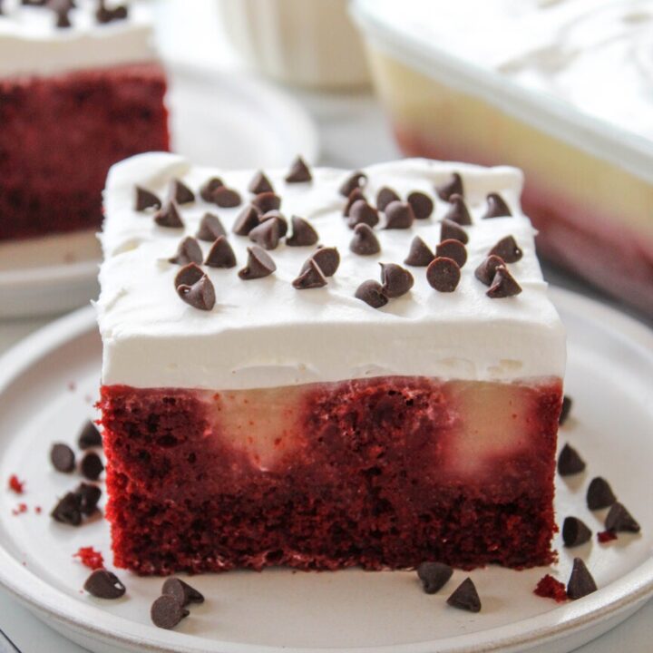 Red Velvet Poke Cake