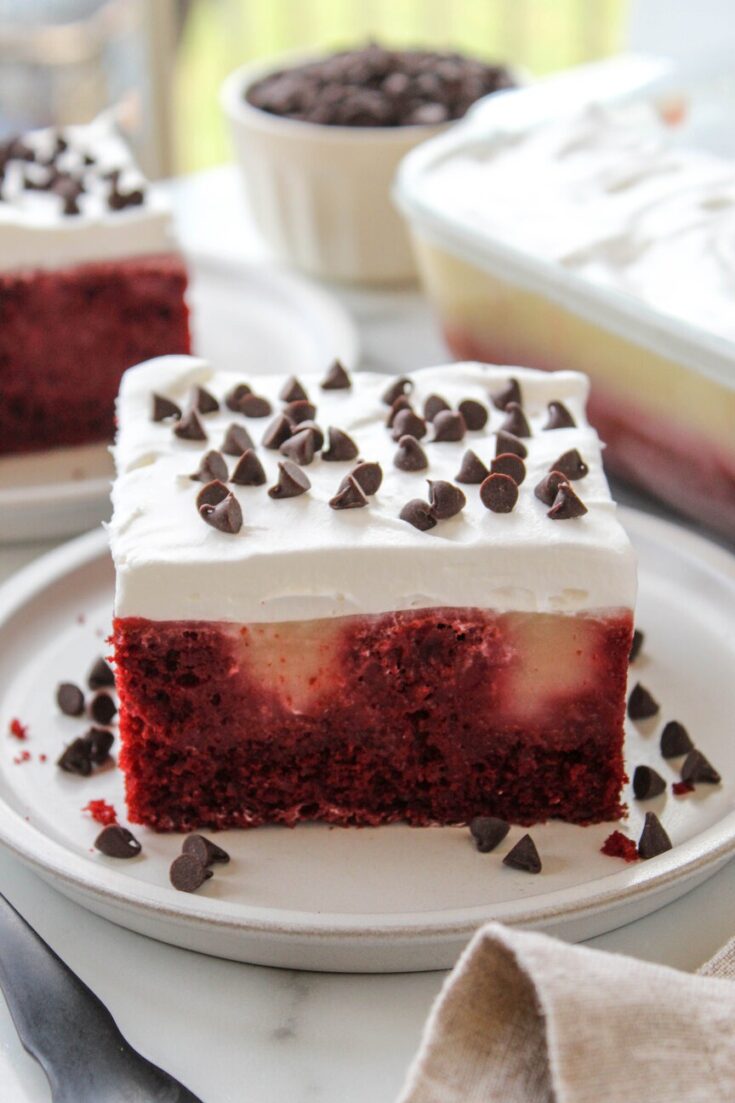 Red Velvet Poke Cake