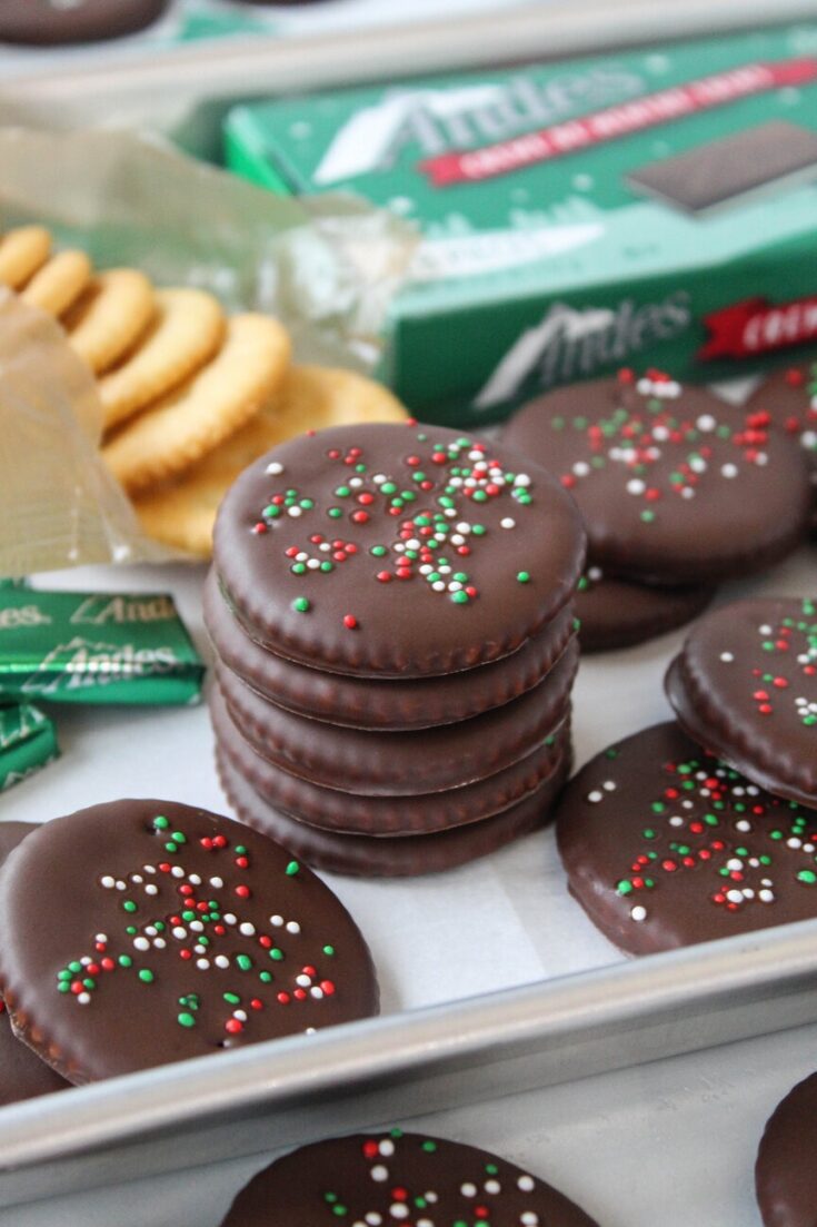Andes Mint Ritz Cookies