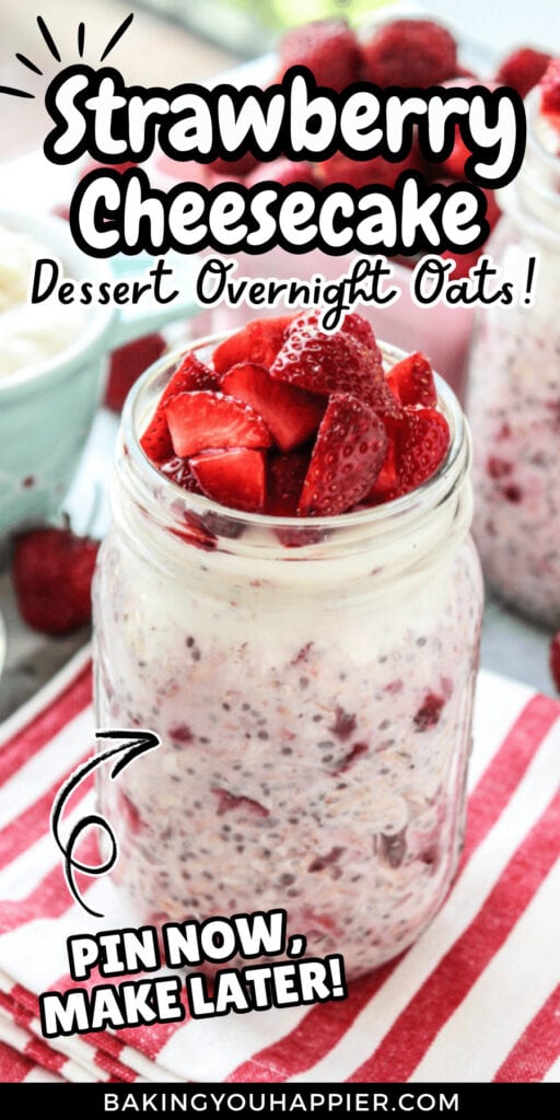 Strawberry Cheesecake Overnight Oats