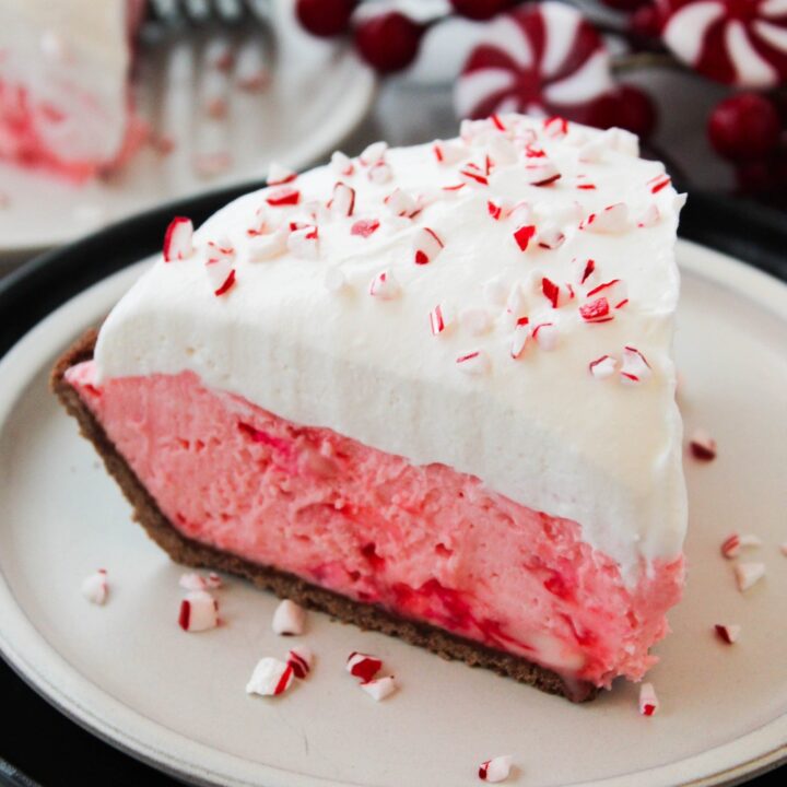 No Bake Peppermint Pie