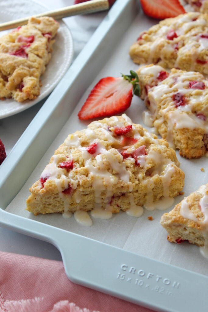The Best Strawberry Lemon Scones