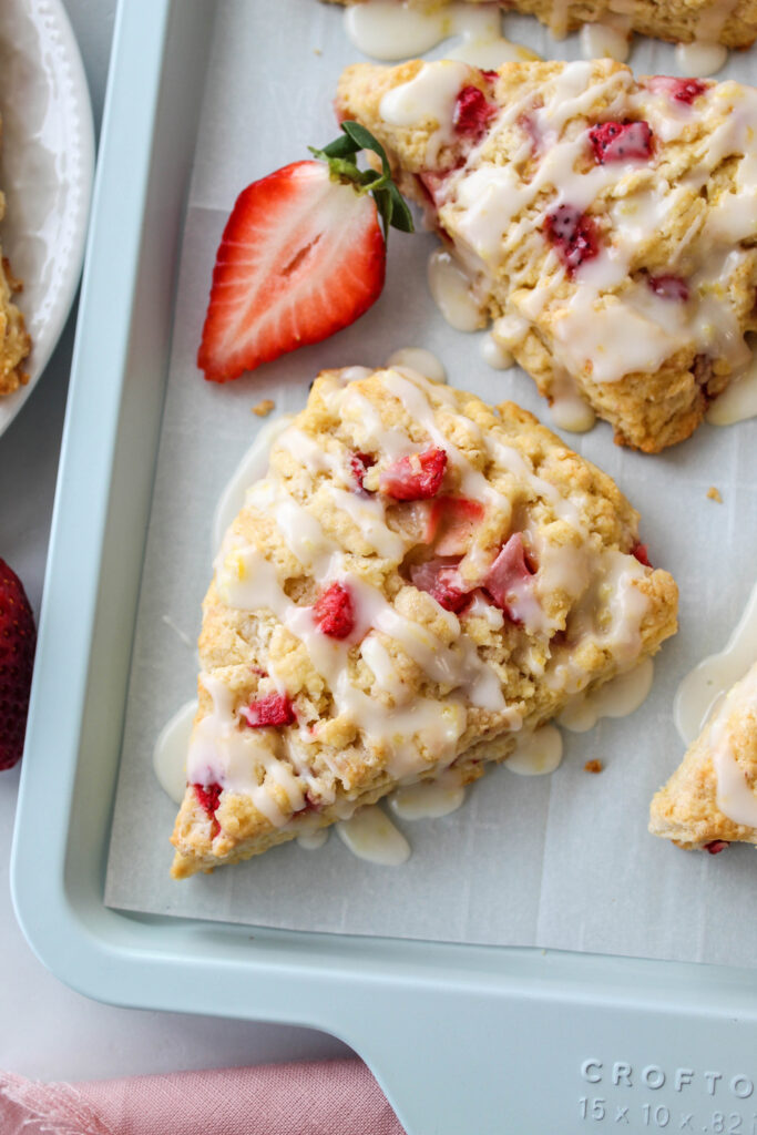 The Best Strawberry Lemon Scones