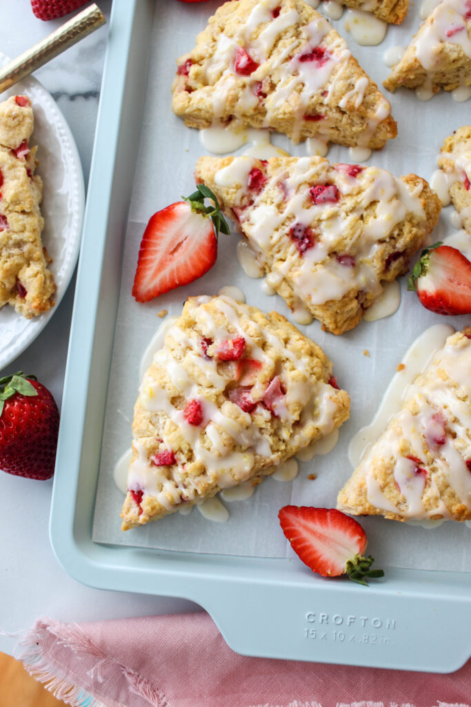 The Best Strawberry Lemon Scones