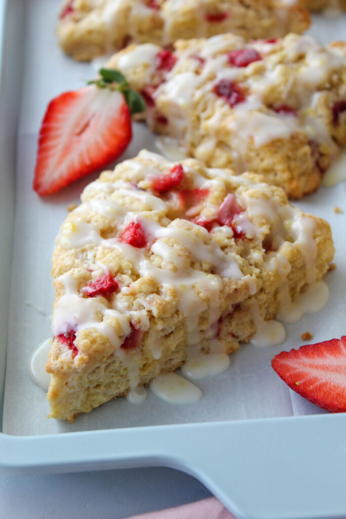 The Best Strawberry Lemon Scones