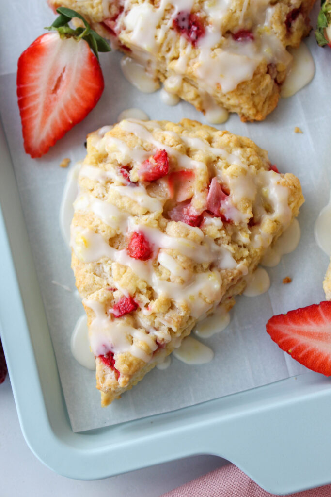The Best Strawberry Lemon Scones