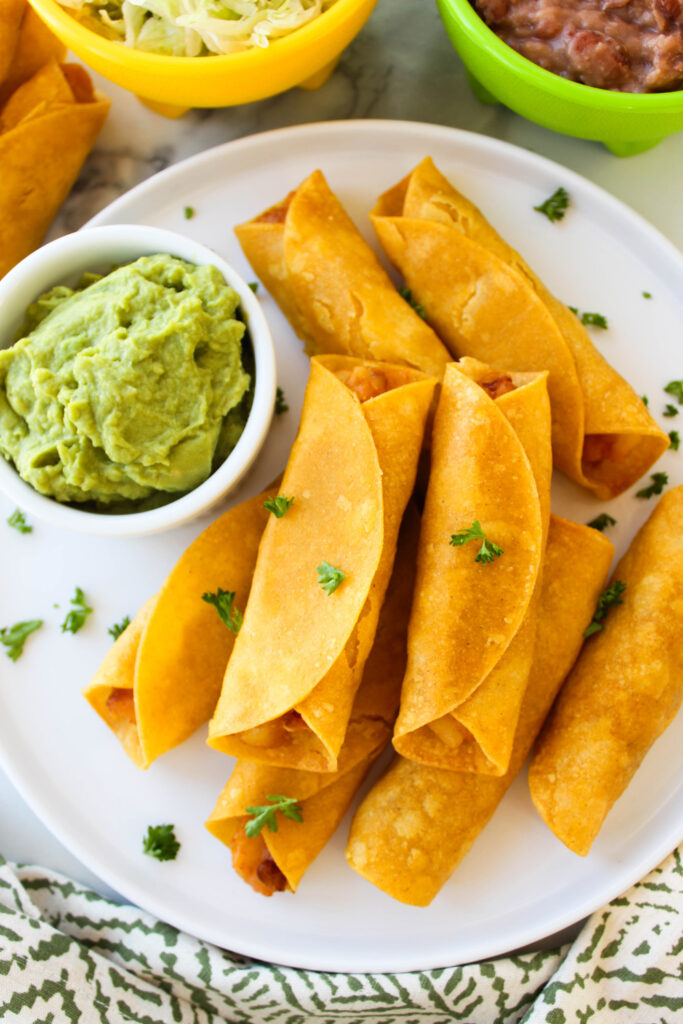The Best Cheesy Potato Taquitos