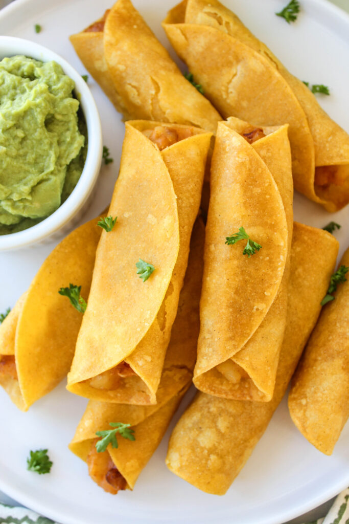 The Best Cheesy Potato Taquitos