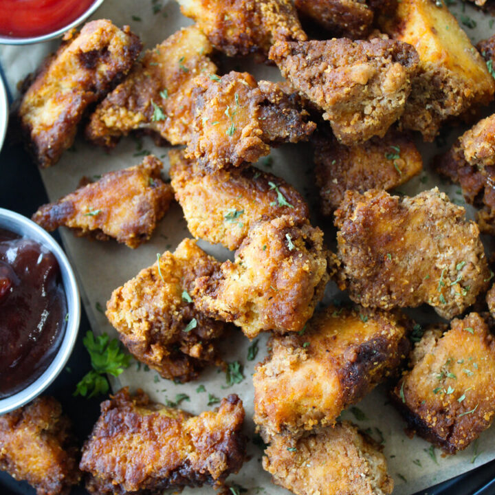 Crispy Tofu Chicken Nuggets