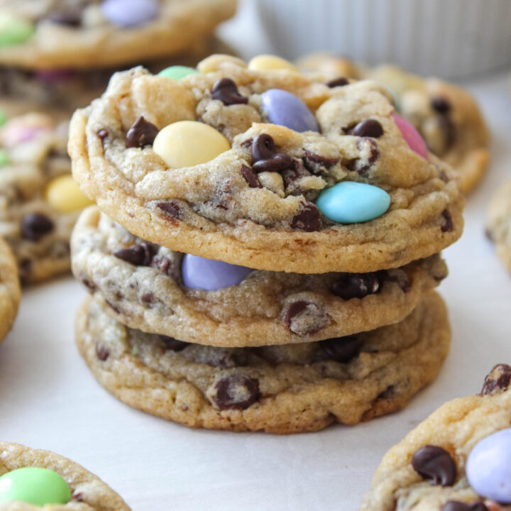 Easter M&M Chocolate Chip Cookies