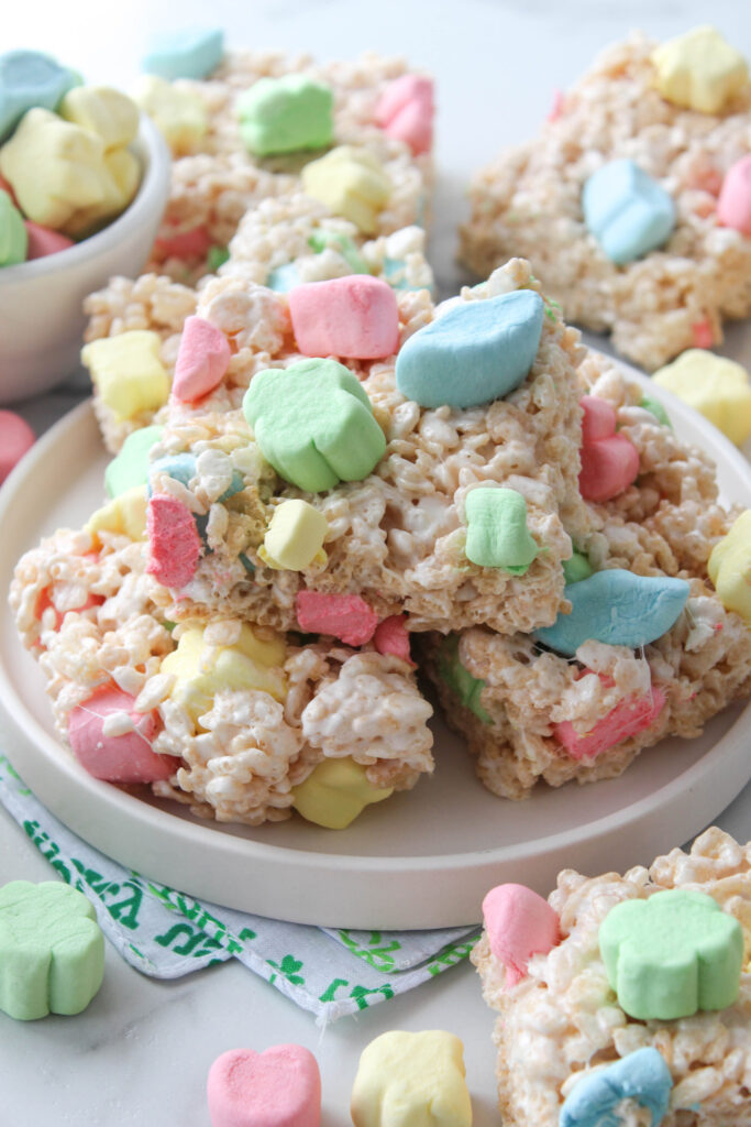 Lucky Charms Marshmallow Rice Krispie Treats