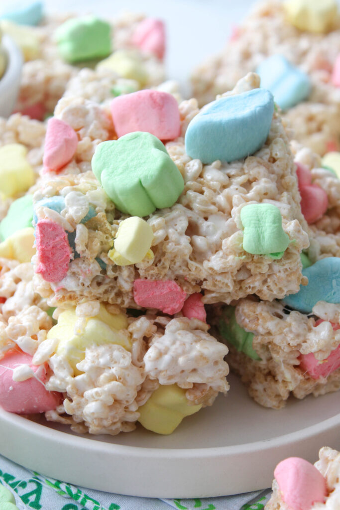 Lucky Charms Marshmallow Rice Krispie Treats