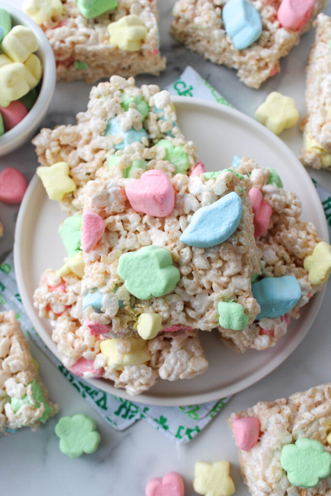 Lucky Charms Marshmallow Rice Krispie Treats