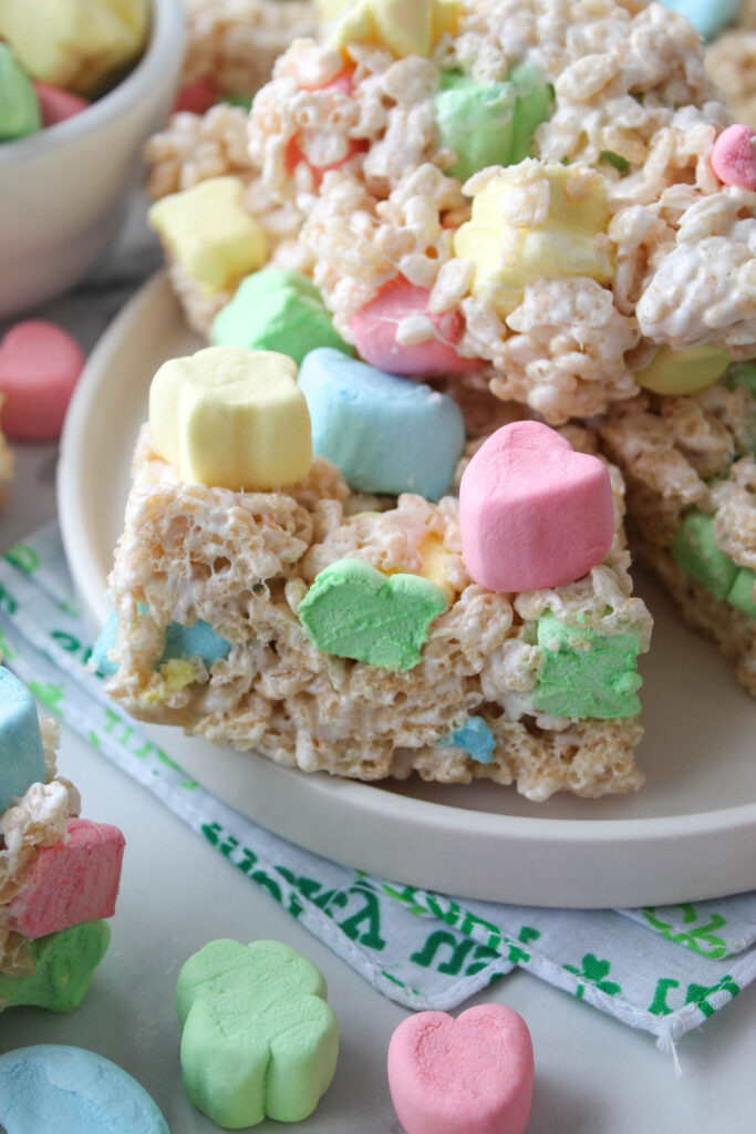 Lucky Charms Marshmallow Rice Krispie Treats