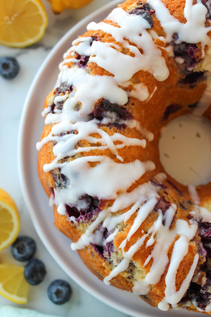 Lemon Blueberry Bundt Cake